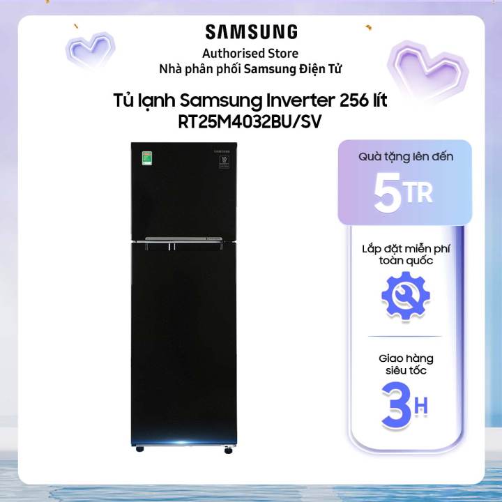 RT25M4032BU/SV - Tủ lạnh Samsung Inverter 256 lít RT25M4032BU/SV Mới 2020