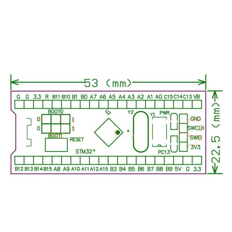 Mạch lập trình STM32F103C8T6