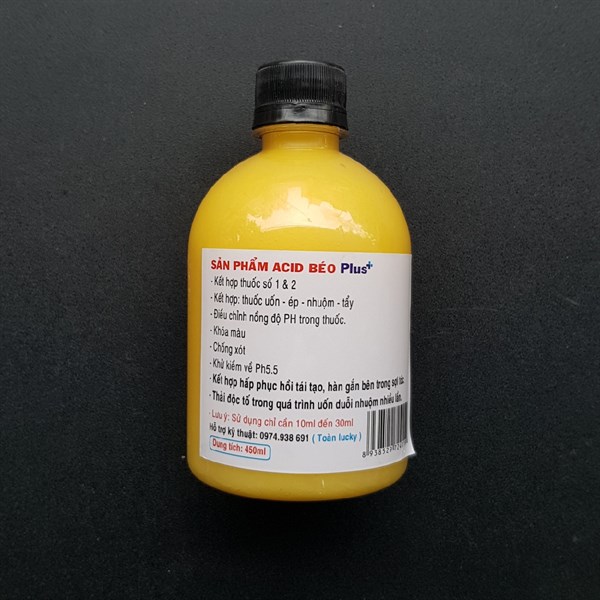 [ Hàng chuẩn] AXIT BÉO SẢN PHẨM HỖ TRỢ HÓA CHẤT PHỤC HỒI TÓC 450ML