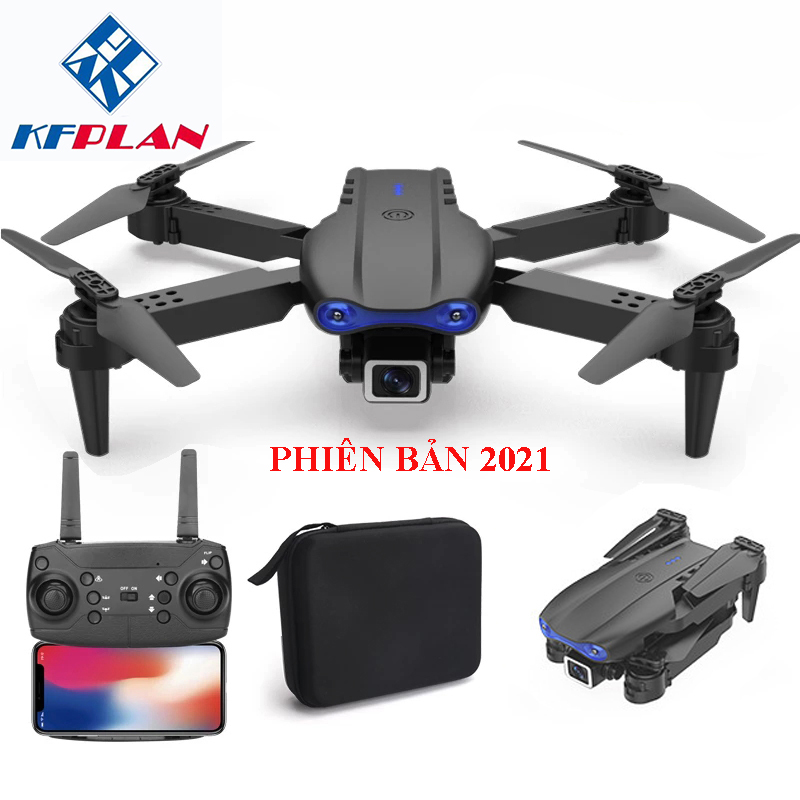 Flycam E99 Pro 2 Thế Hệ Mới 2020, Camera 4K 0.3MP, Góc Quay Rộng