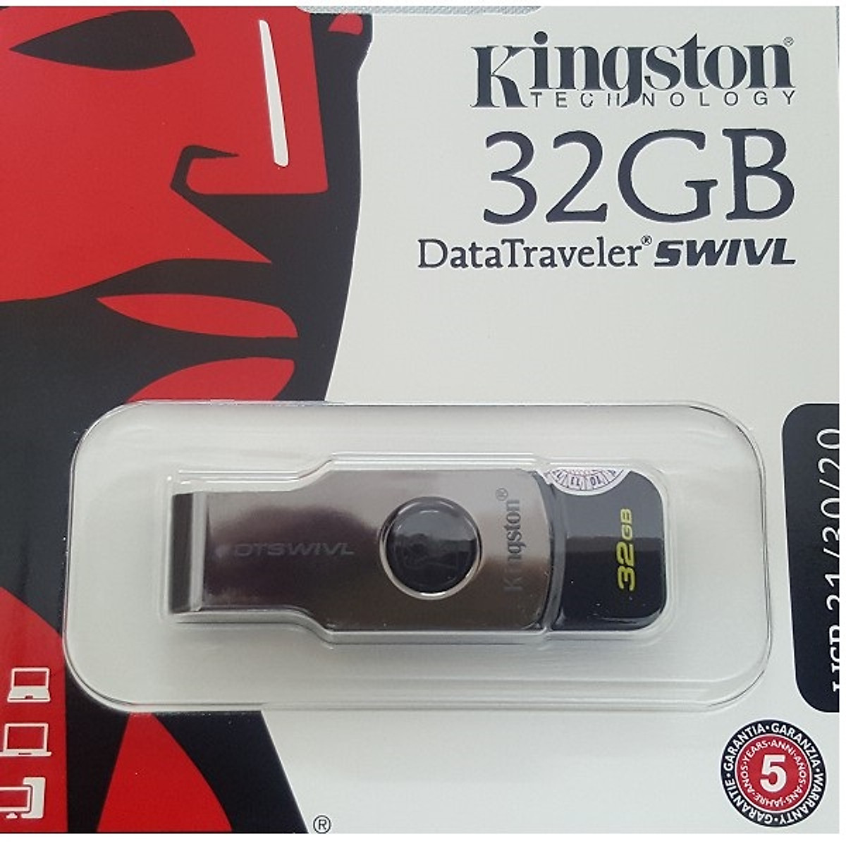 [Xả Kho] Thiết Bị Lưu Trữ USB Kingston 32GB 3.0 DTSWIVL