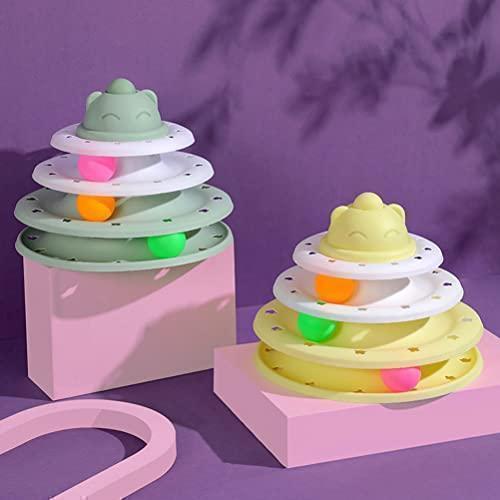 Đồ Chơi Mèo Tháp Banh 3 Tầng