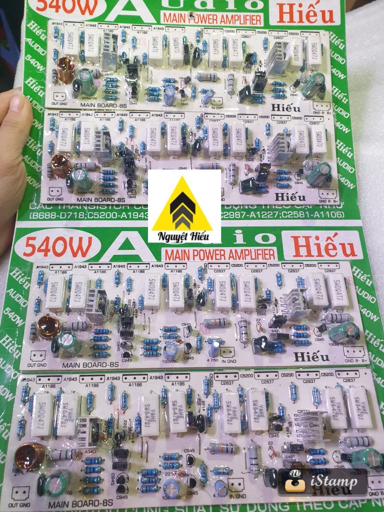 Mạch công suất amply 16 sò 540W