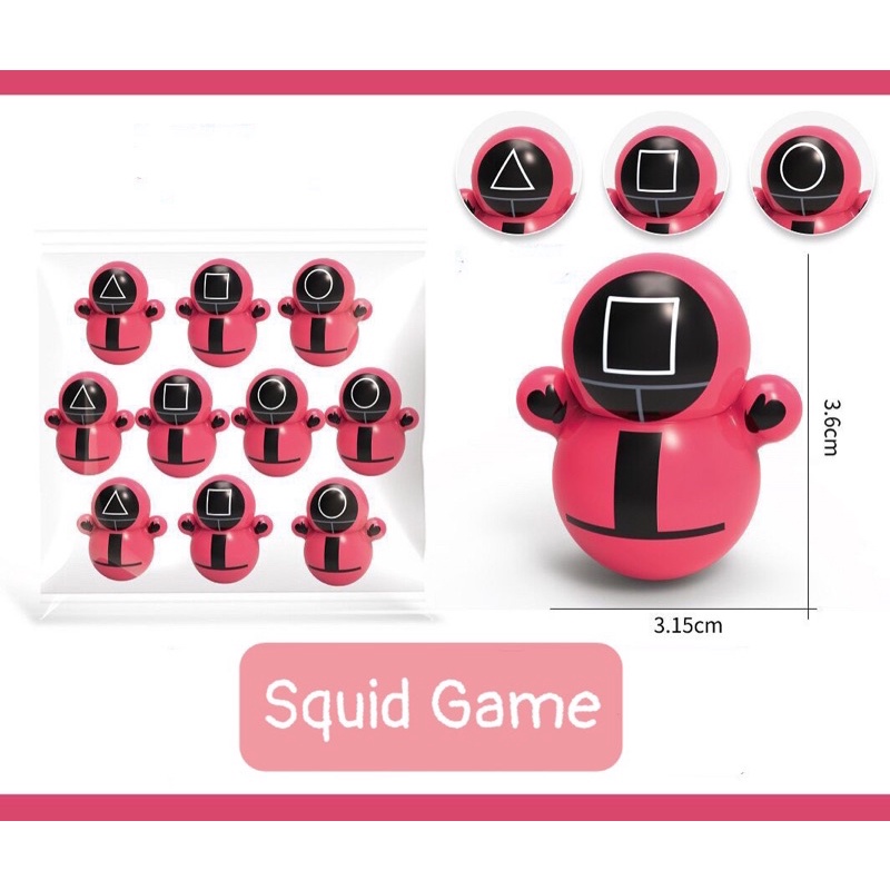 [HCM]Đồ chơi lật đật mini dễ thương cho bé -Lật Đật Mini Squid Game-[CN10 Store]