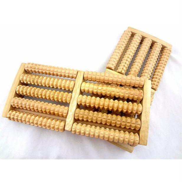 [HCM]DỤNG CỤ MASSAGE CHÂN BẰNG GỖ 5 THANH