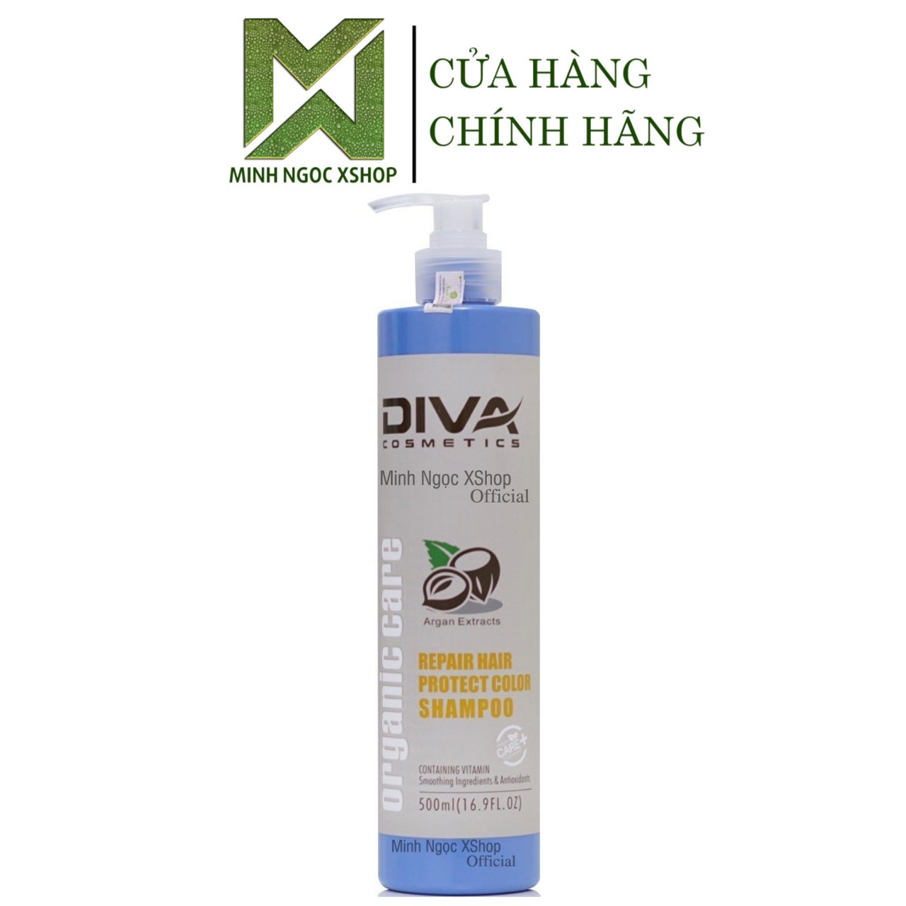 Dầu gội phục hồi giữ màu tóc nhuộm Diva Repair Hair Protect Color 500ML chính hãng