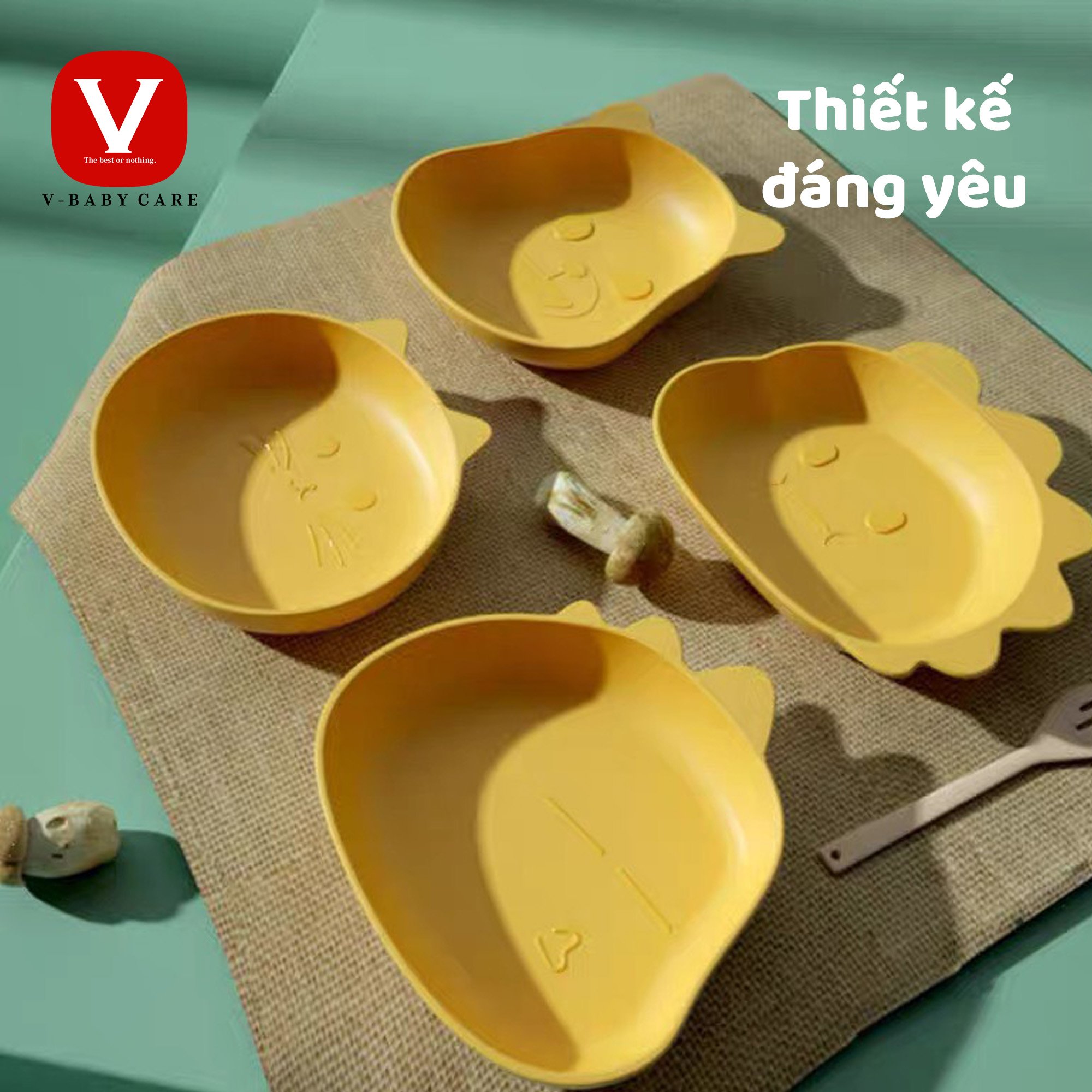 Đĩa Ăn Dặm Dùng Được Lò Vi Sóng, Bát Ăn Dặm Lúa Mạch Cho Bé