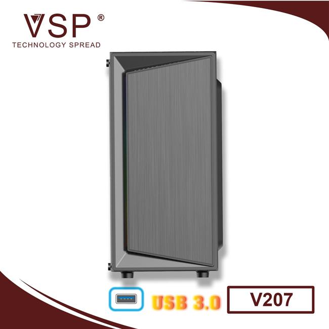 Case máy tính VSP V206 / V207 LED RGB Cổng USB 3.0