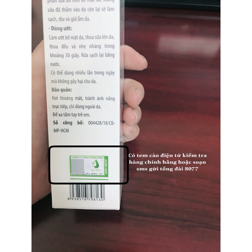 Sữa rửa mặt AHA Ngân Bình mới cập nhật