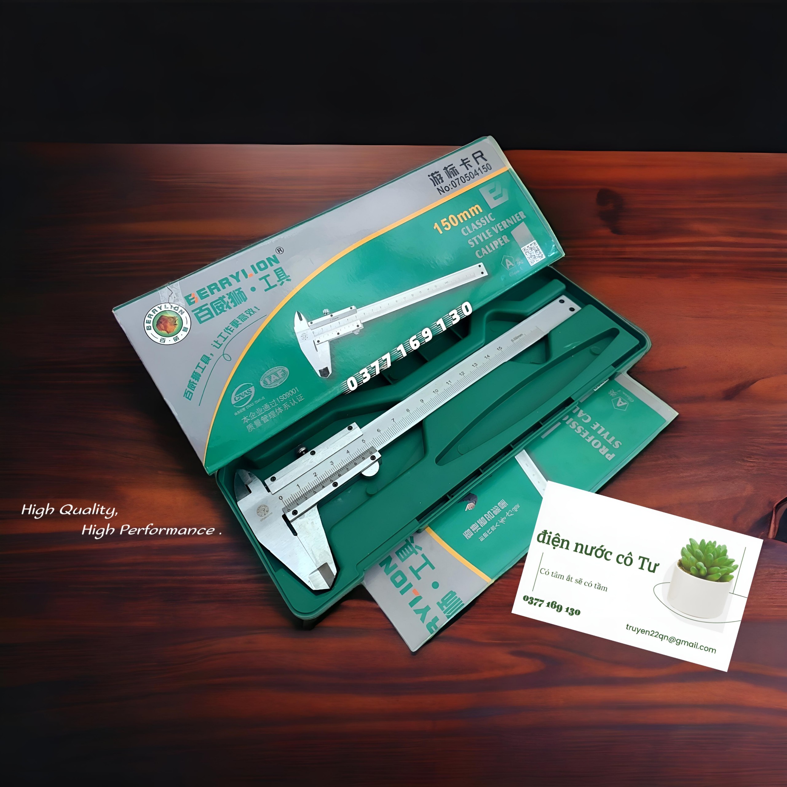 Thước Kẹp Cơ 150mm Cao Cấp Berrylion