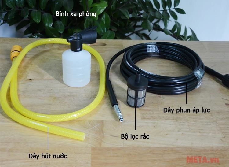 Dây cấp nước máy rửa xe mini - Máy rửa xe xách tay