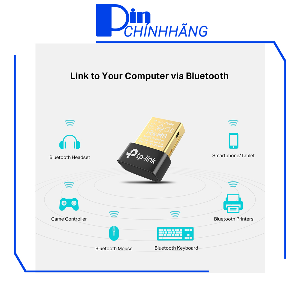 USB Bluetooth 4.0 TP-Link UB400 dùng cho máy tính