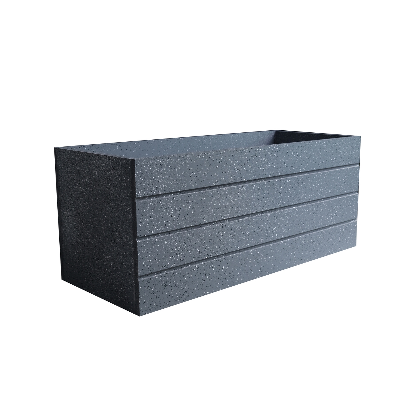 Chậu trồng cây composite màu giả đá 80x30x30(DxRxC)