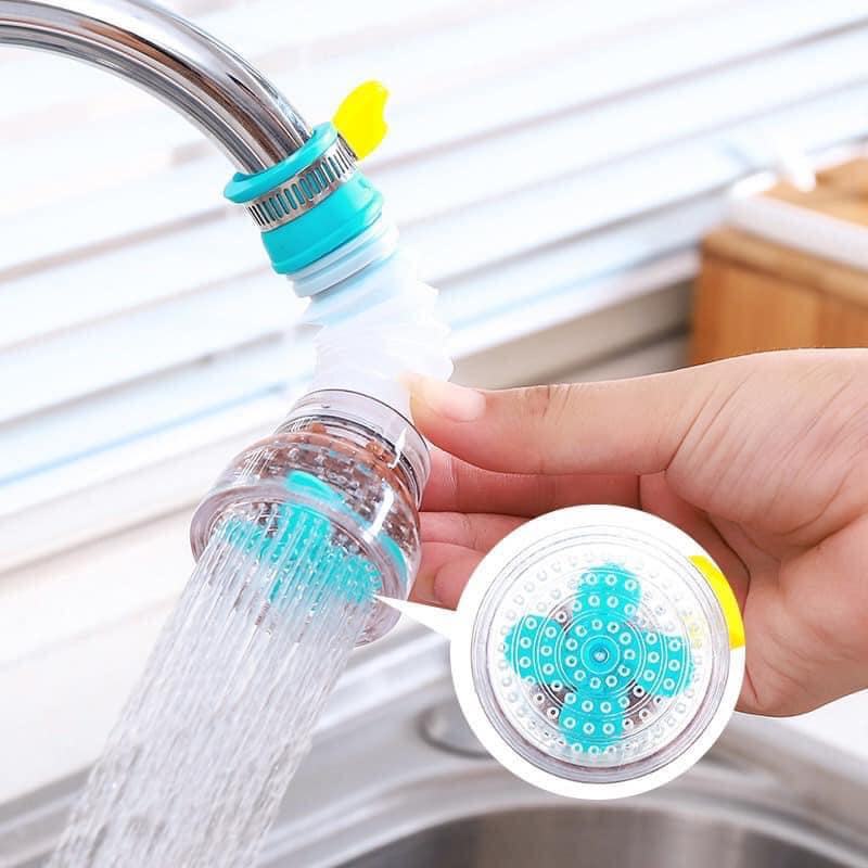 Combo 2 Đầu Vòi Phun Nước Áp Lực Cao,Đầu Vòi Rửa Chén Tăng áp,Đầu Nối Vòi Rửa Chén Bát Xoay 360 độ, vòi tăng áp đa năng