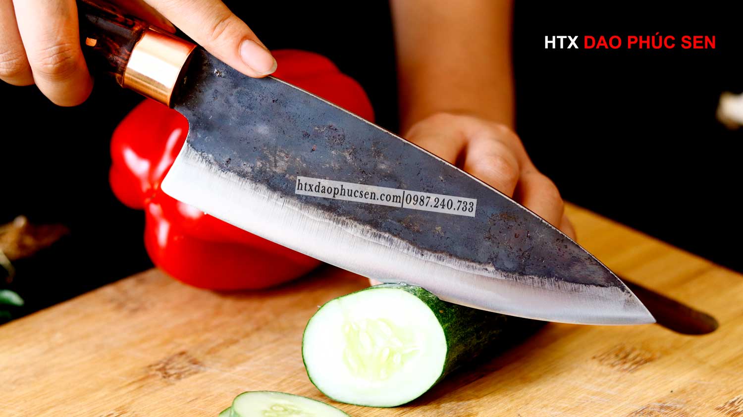 Hand-Forged Deba Knife N12Dd