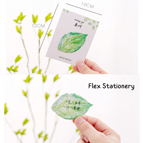 GIẤY NOTE HÌNH CHIẾC LÁ NHIỀU MÀU SẮC XINH XẮN