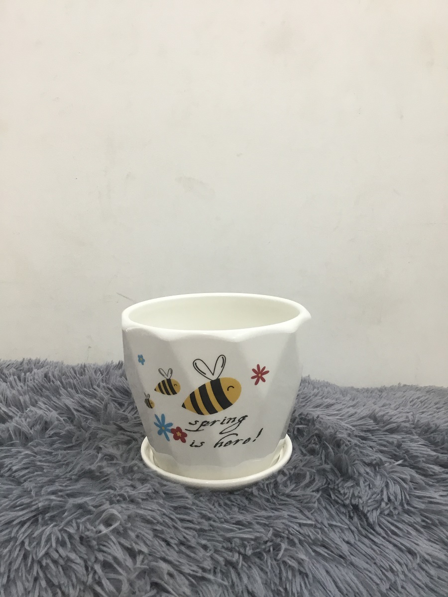 CHẬU HOA 10 CM - GỐM SỨ