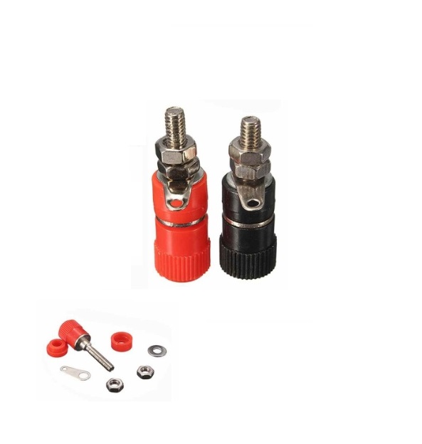 Jack cắm bắp chuối 4mm( 2 đực +2 cái)
