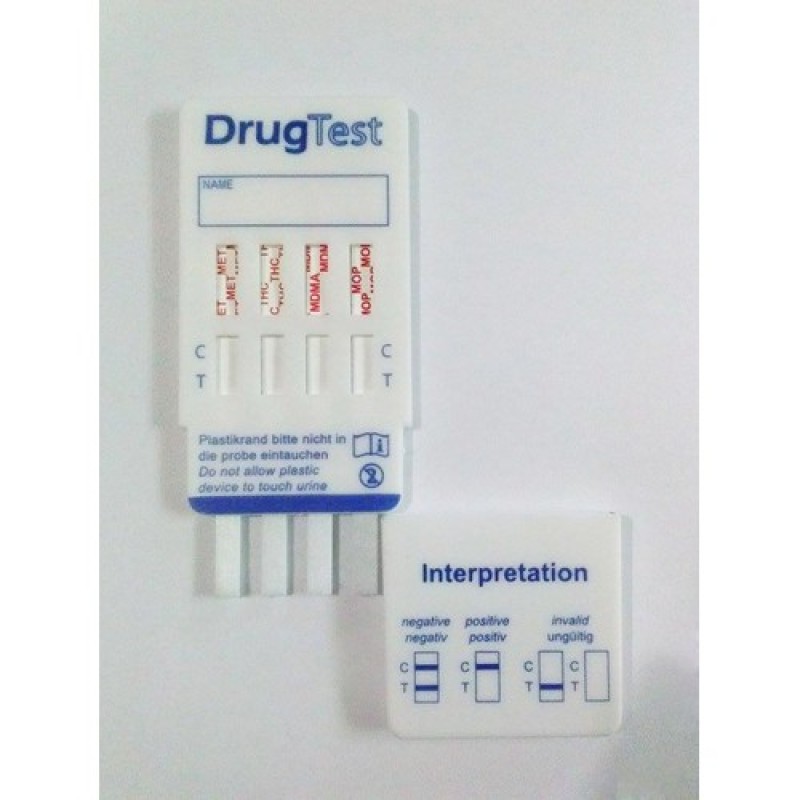 Combo 10 que thử chất gây nghiện tổng hợp 4 chân Drugs - que thử ma tuy tổng hợp