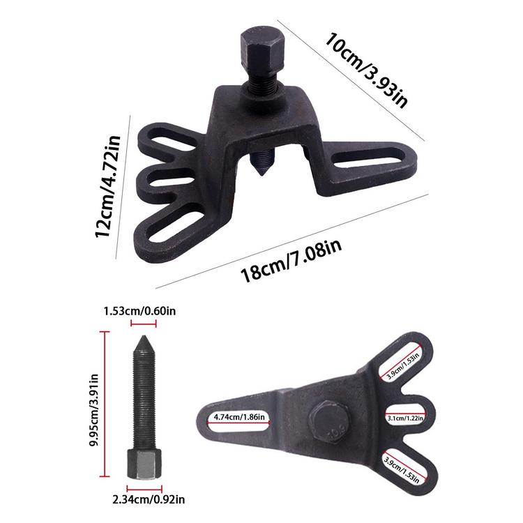 Hub Puller Tool High Carbon Steel Hub Puller Front Wheel Hub Puller Hub Installer And Remover Tool With Palm Shaped Reinforcement Edge kindly