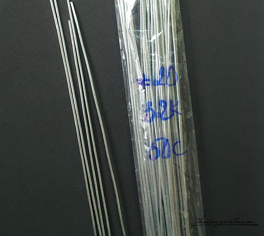 Kẽm cành bạc dài 40cm 50 cây