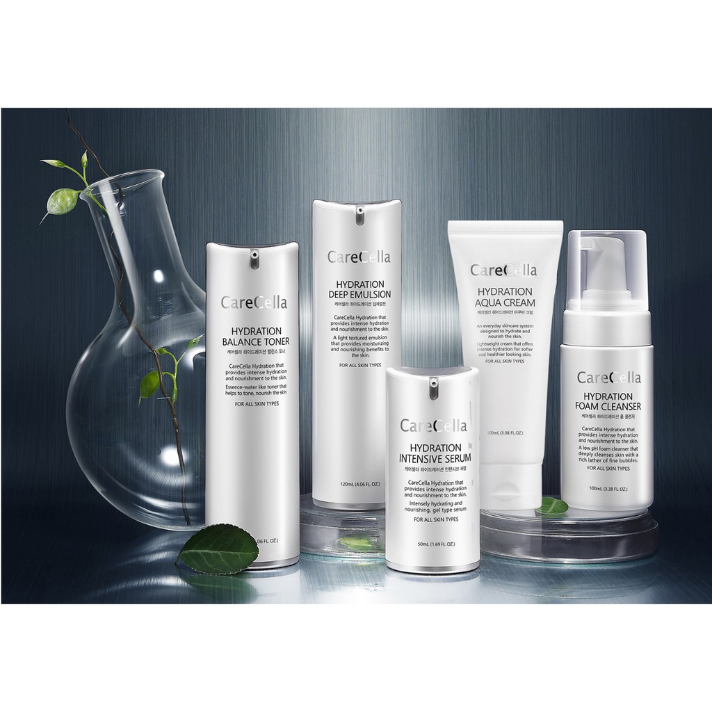 Bộ sản phẩm chăm sóc da cơ bản CareCella Hydration / CareCella Hydration Basic Set
