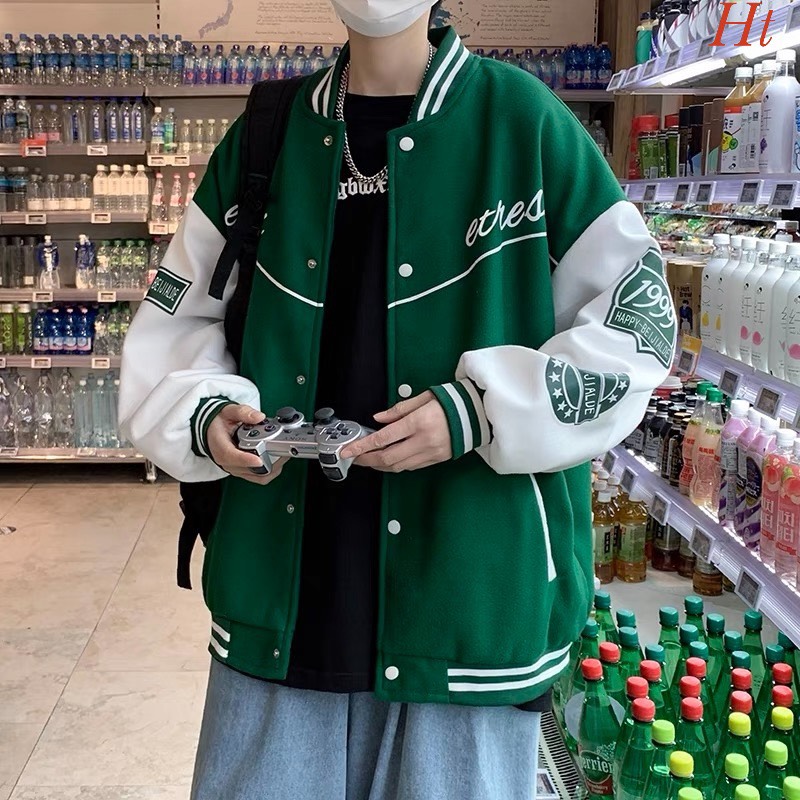 Áo Bomber nỉ chéo SET