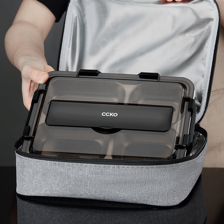 Hộp đựng cơm CCKO cao cấp (Kèm thìa đũa sang trọng)