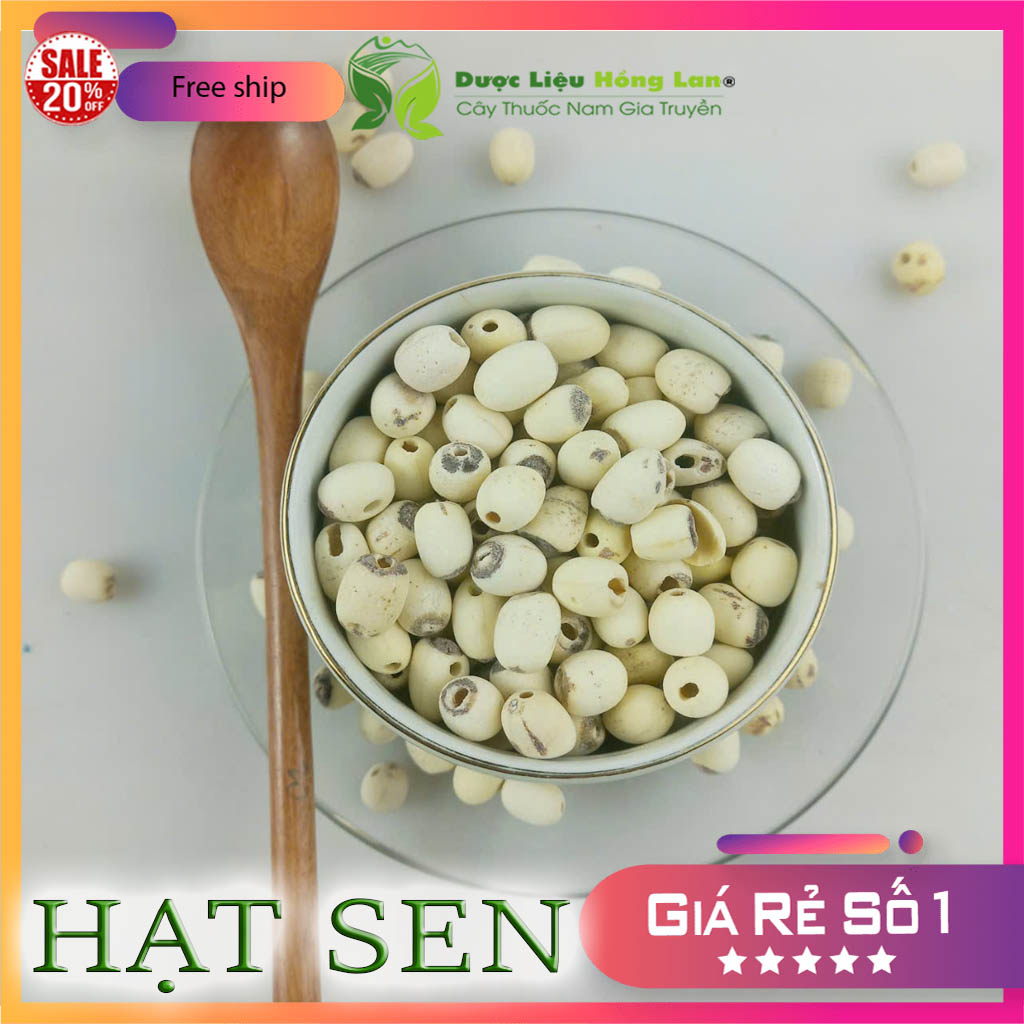 [FreeshipMAX] Hạt sen khô thượng hạng 500gr loại 1 (có hút chân không)