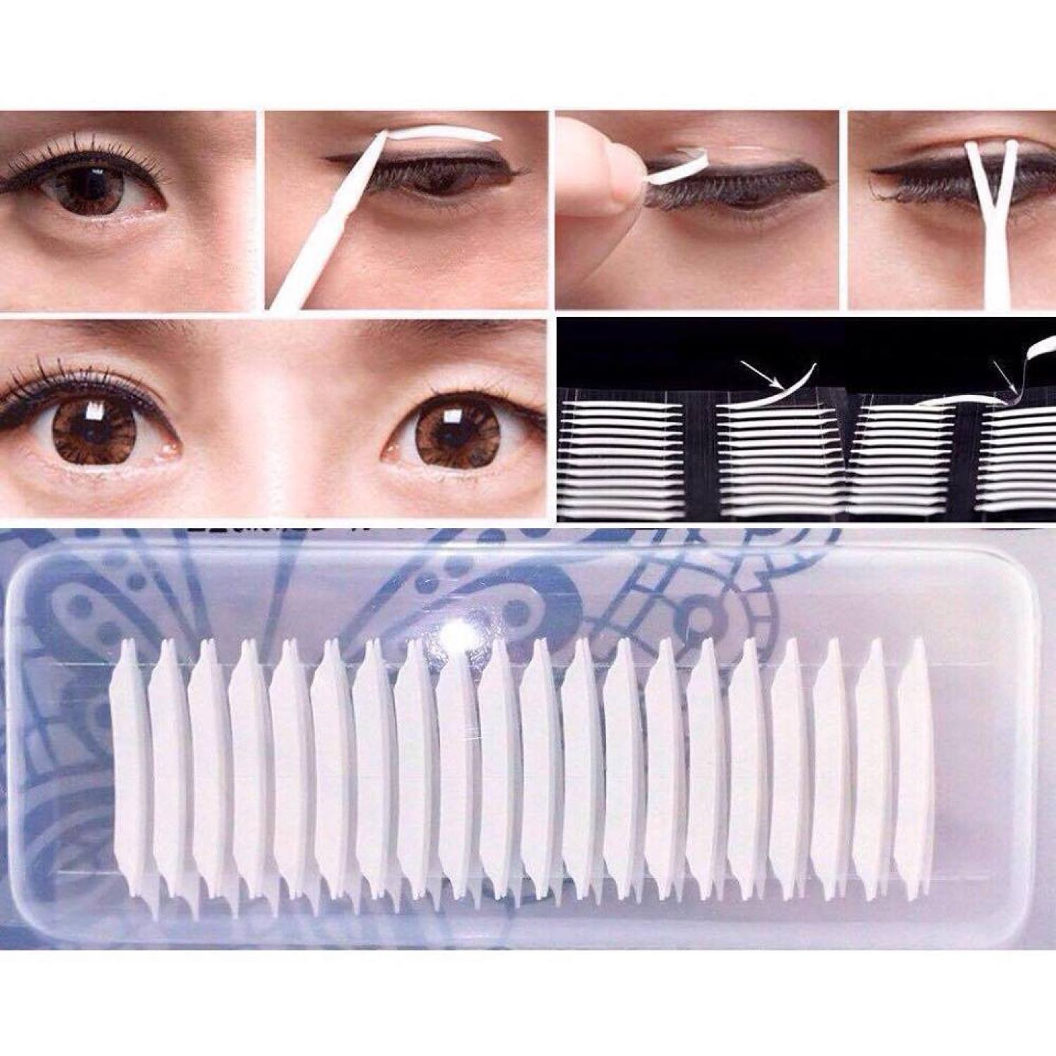 3 vỉ miếng dán kích mí hai 2 mặt 72 - 144 - 240 miếng