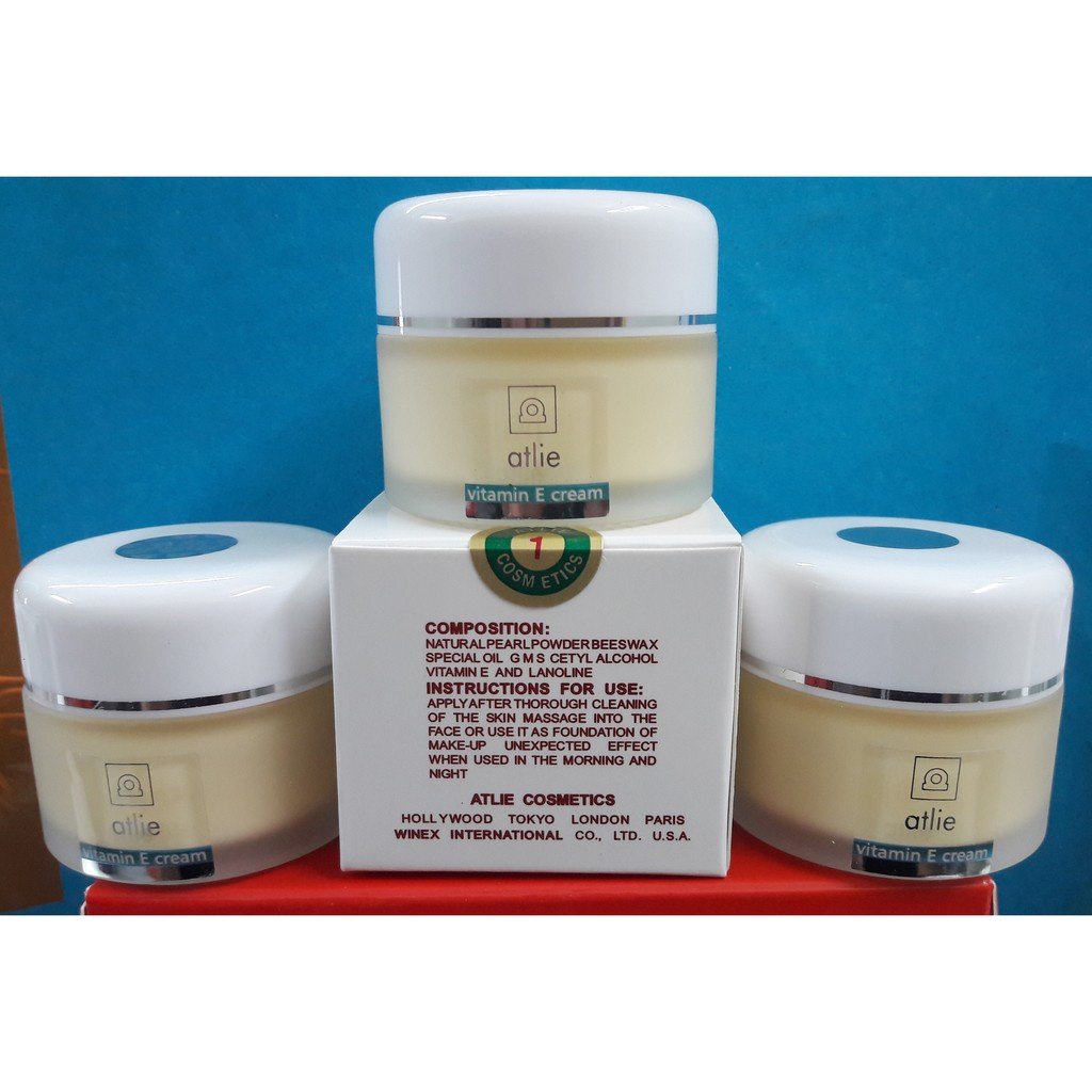 Kem Dưỡng Trắng Da Atlie Vitamin E Cream (số 1 và 2)