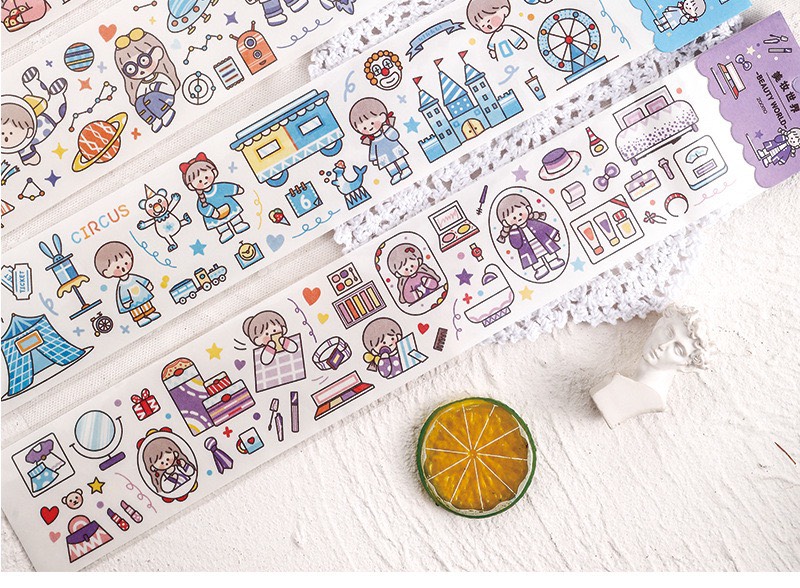 Sticker Cute Trang Trí Sổ Tay, Note Nhiều Mẫu