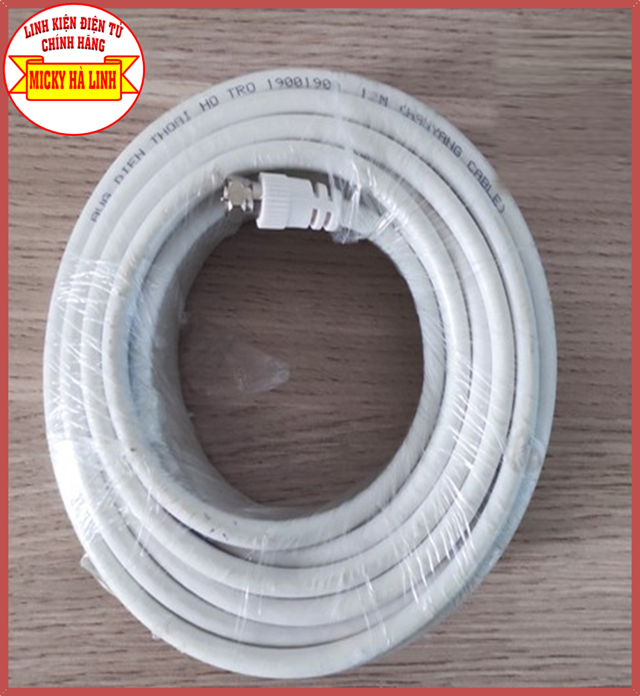 [HCM]DÂY CÁP ĐỒNG TRỤC LOẠI TỐT 15 MÉT BẤM 2 ĐẦU -SỬ DỤNG CHO TRUYỀN HÌNH CÁP-CAMERA-ĐẦU KĨ THUẬT SỐ VÀ TRUYỀN HÌNH VỆ TINH ĐI ÂM TƯỜNG HOẶC NGOÀI TRỜI BỀN