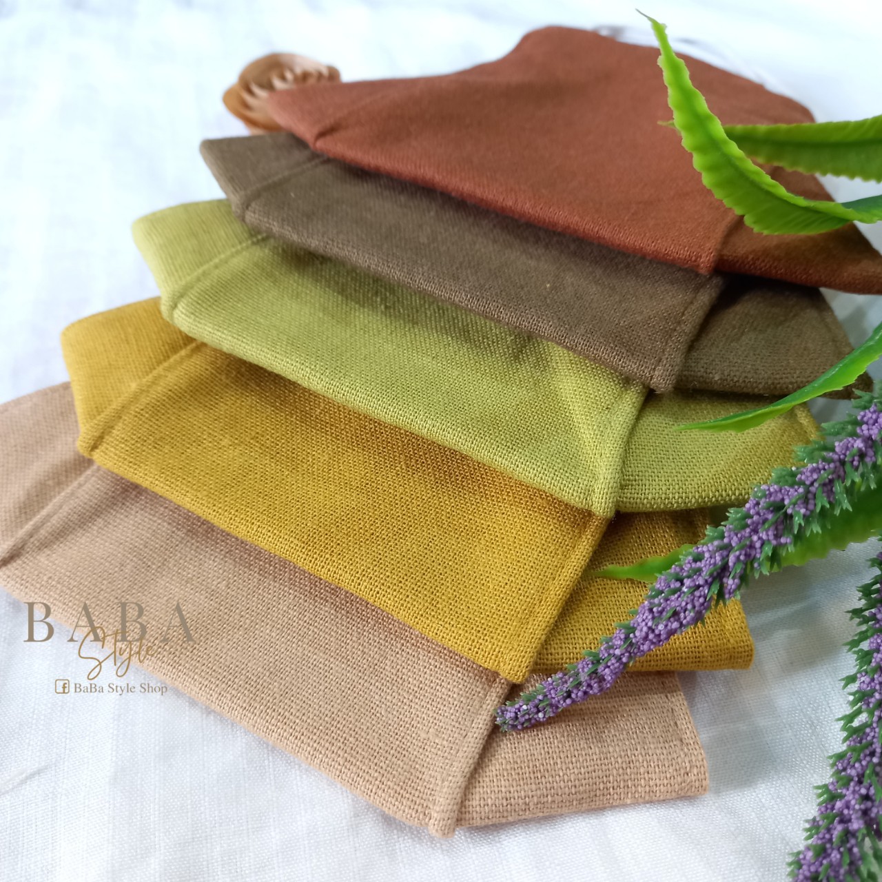 Combo 5 khẩu trang vải 3d 3lớp linen kh.áng kh.uẩn hợp thời trang sử dụng nhiều lần có nút chặn tặng kèm dây đeo chống đau taii
