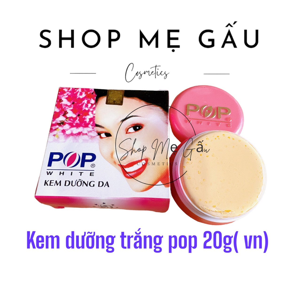 Lẻ 1 hộp kem one, pop, xù, emon 20g VN( thiện châu)