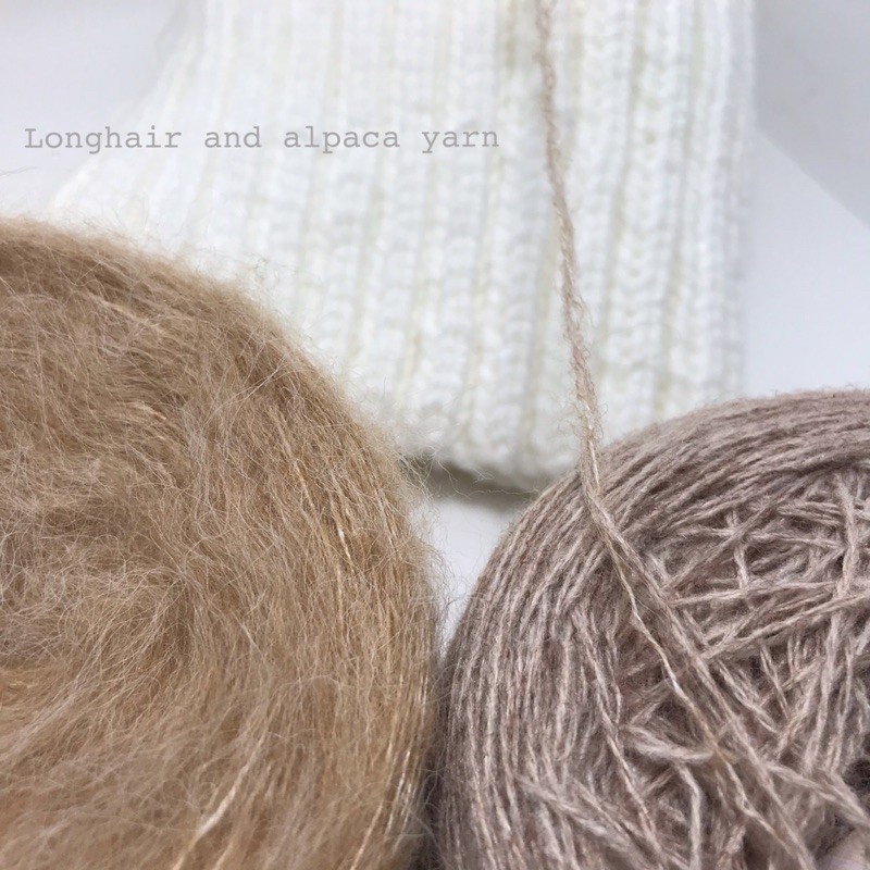 Longhair cuộn 100gr Len Mohair dài