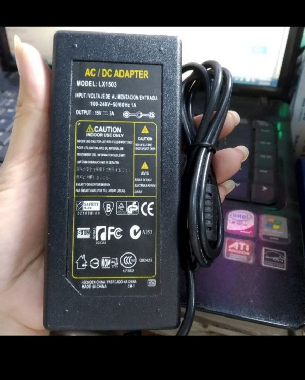 Nguồn sạc loa kẹo kéo 15v - 3a