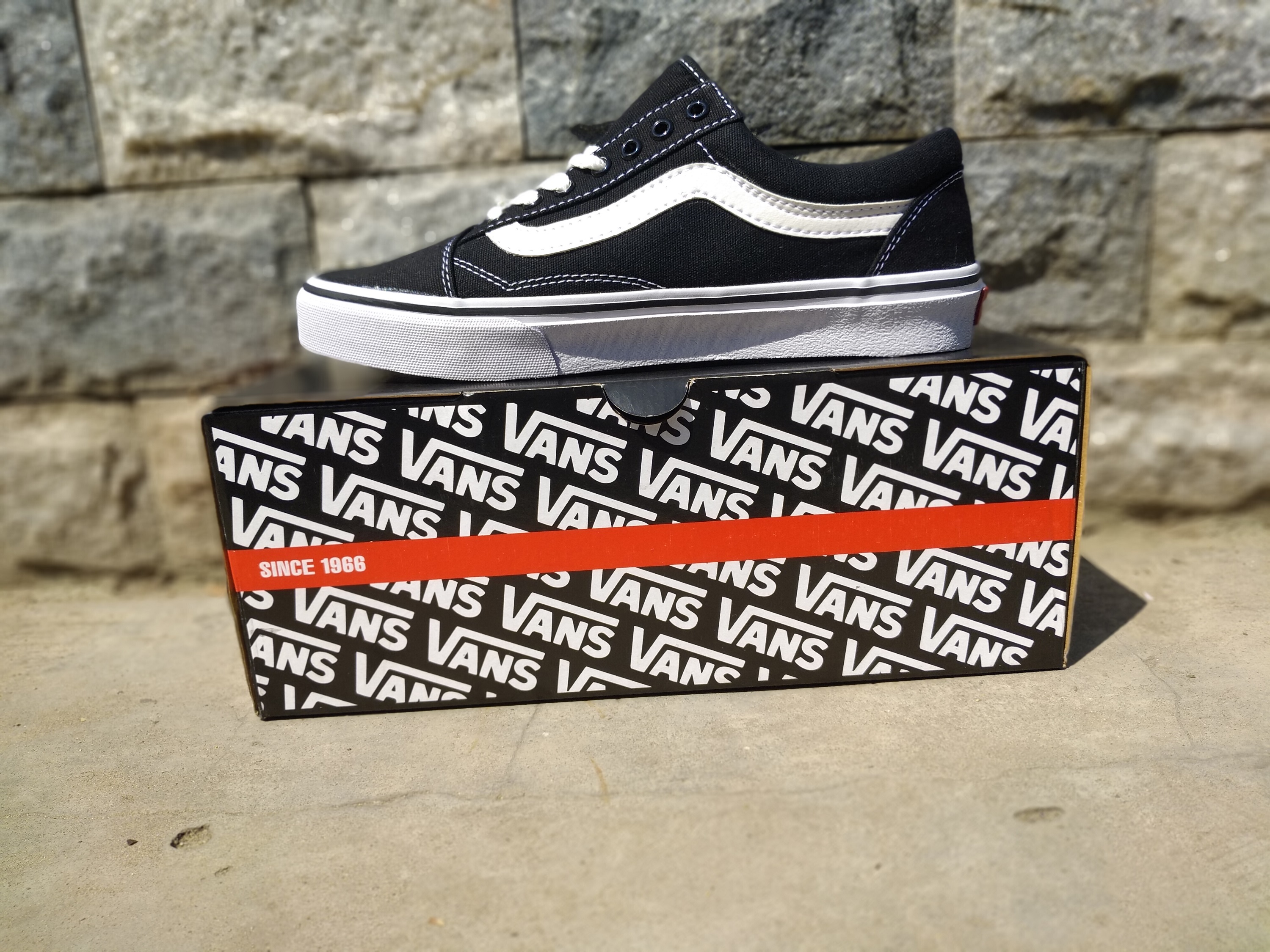 Giày thể thao sneaker nam nữ Vans Old Skool đen [ Tặng Box + Vớ ]