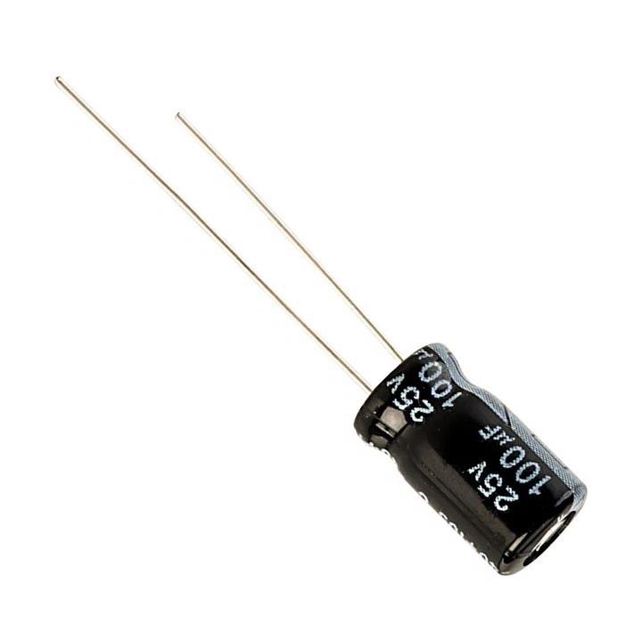 Combo 10 Tụ Hóa Phân Cực 25V 100uF