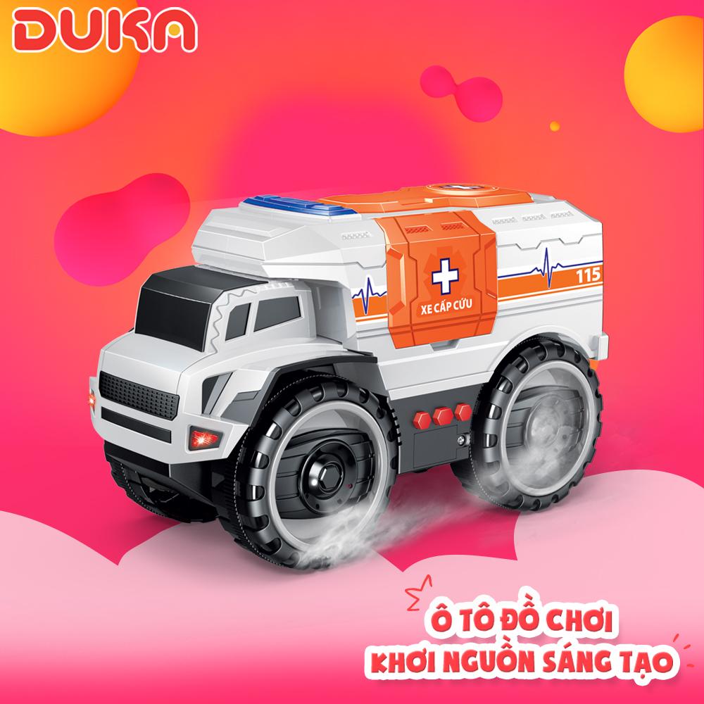 Đồ Chơi Xe Cứu Thương Kết Hợp Ánh Sáng Và Âm Thanh