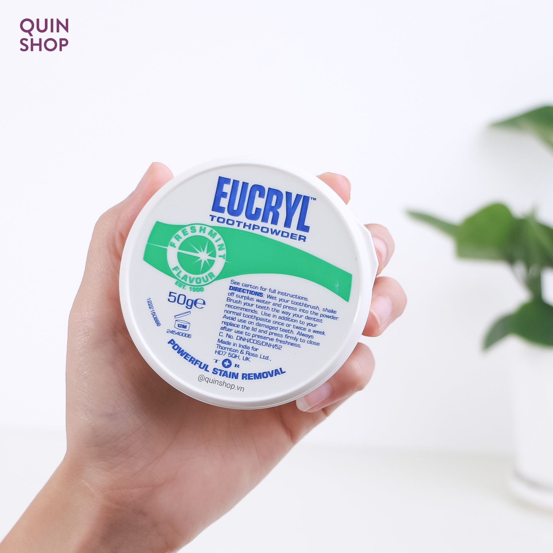 Bột Trắng Răng Eucryl Toothpowder