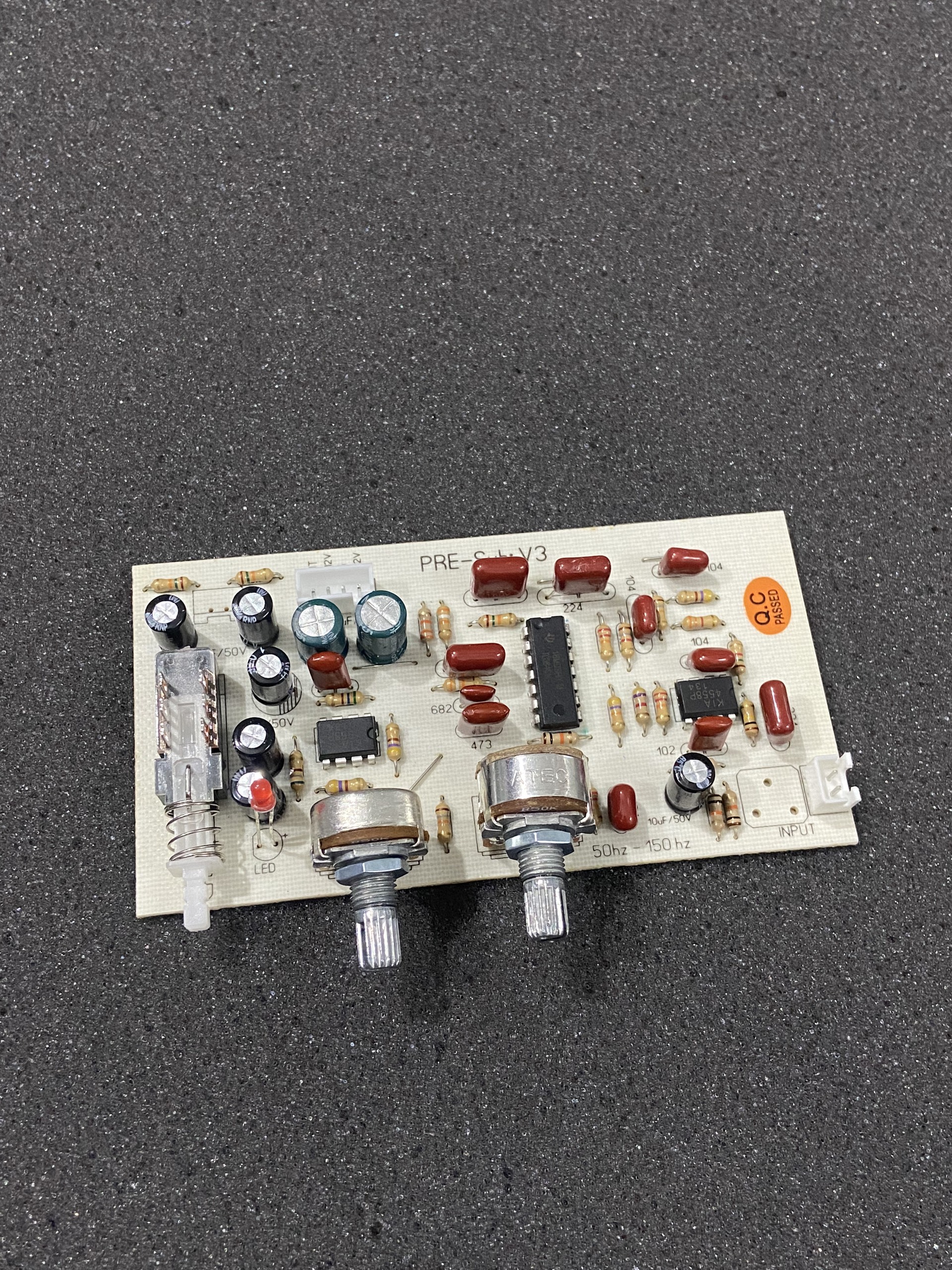 Mạch lọc siêu trầm, mạch cắt sub lắp cho amply và cục đẩy.