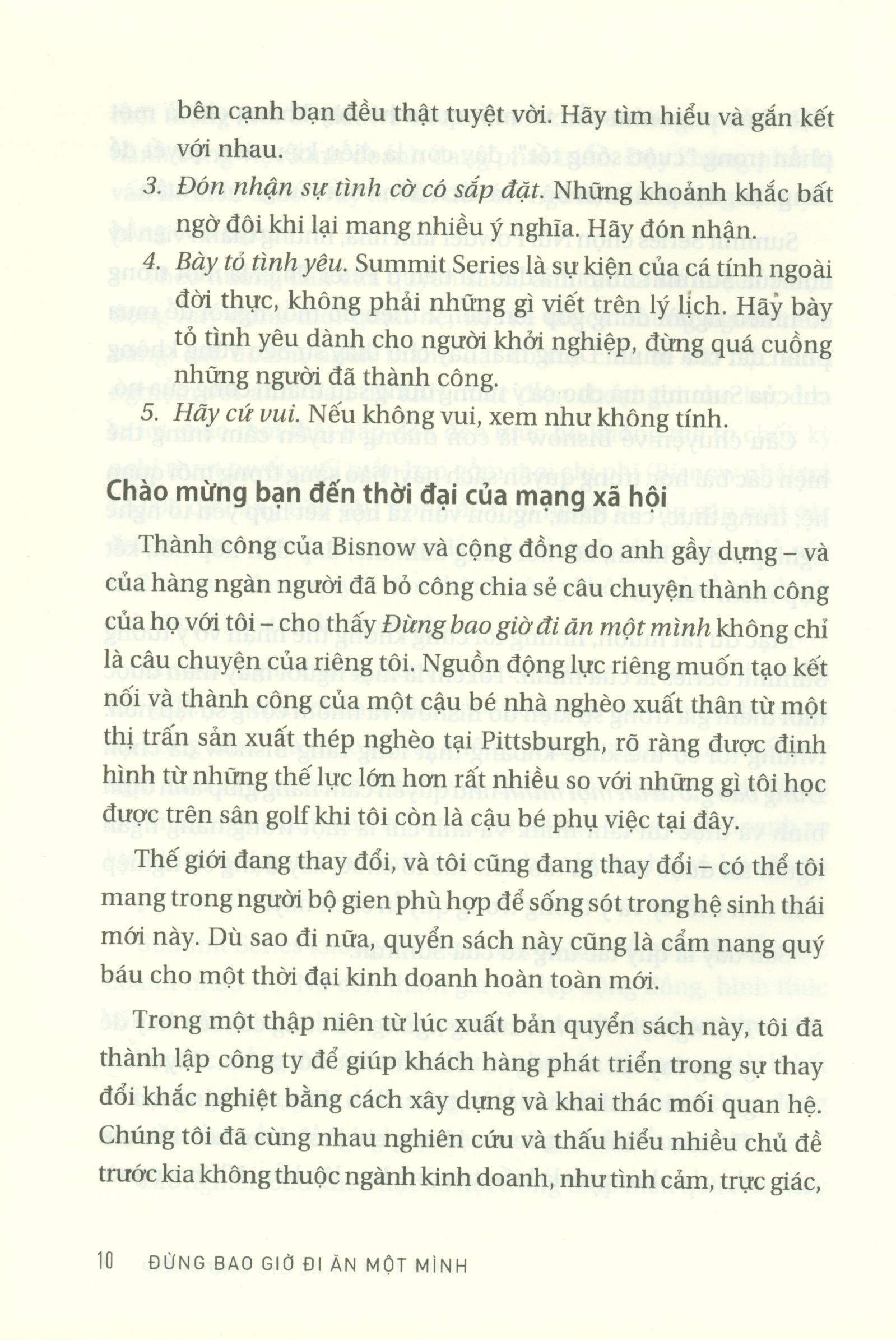 Đừng Bao Giờ Đi Ăn Một Mình
