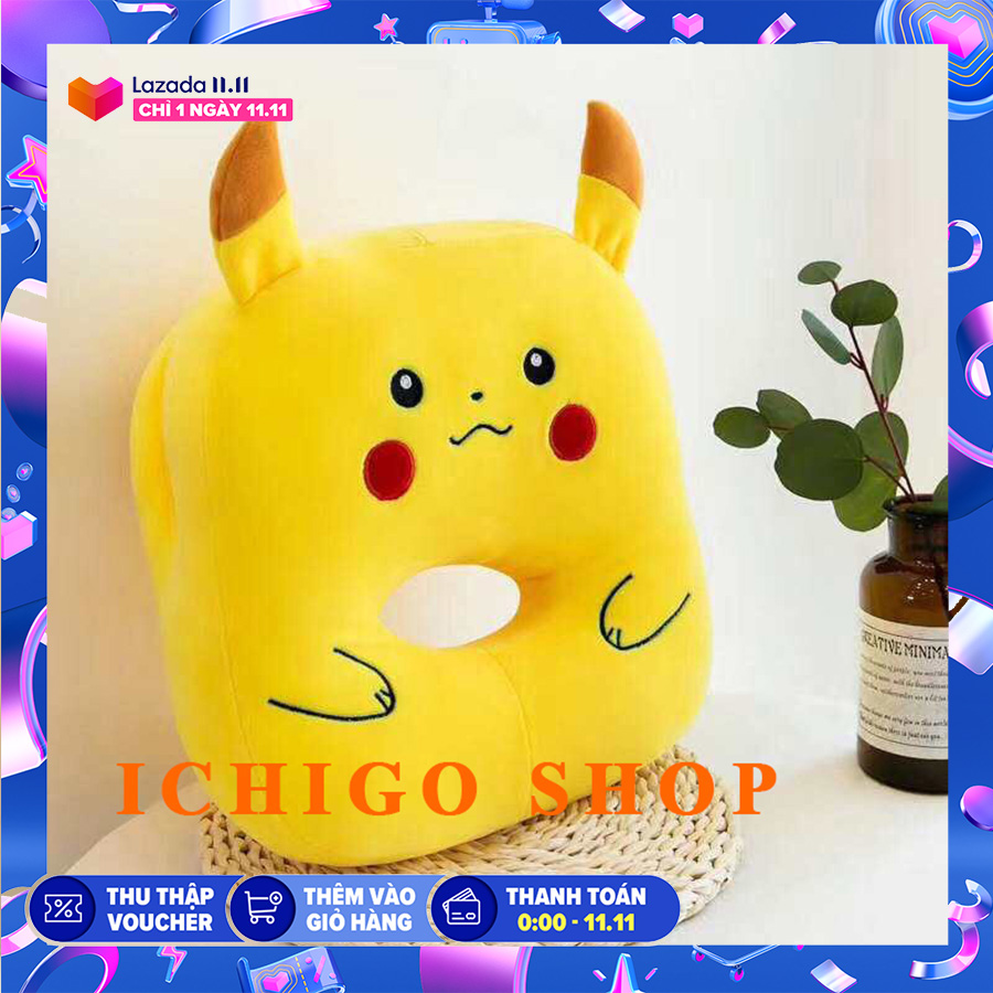 GẤU BÔNG GỐI NGỦ PIKACHU