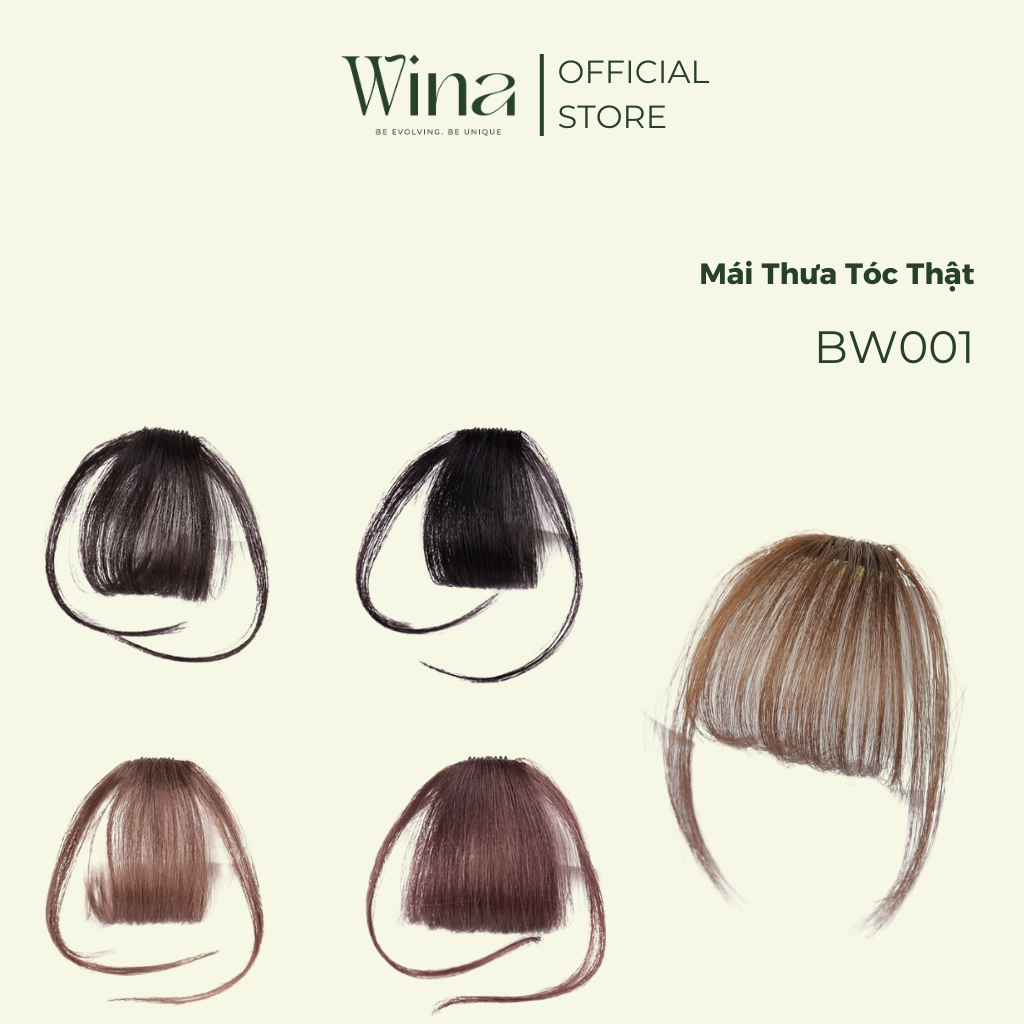 Mái Thưa 100% Tóc Thật ( Có 2 pát - Không Pát ) BW001 | Tóc Giả Wina