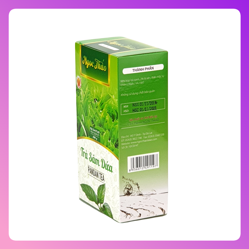 Hộp Trà Sâm Dứa Ngọc Thảo 200 gr