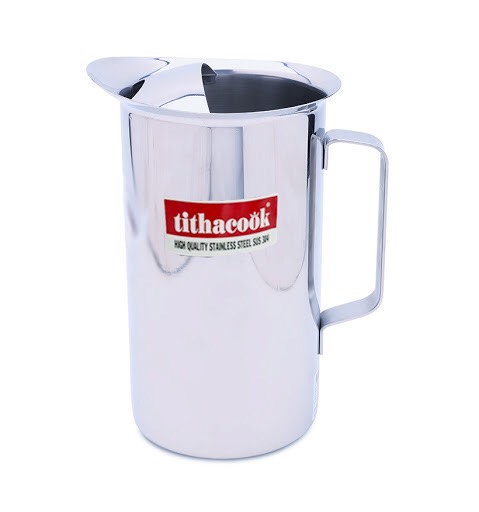 Ca inox, ca nước inox 304 tithacook có nắp và không nắp loại lớn 2 lít