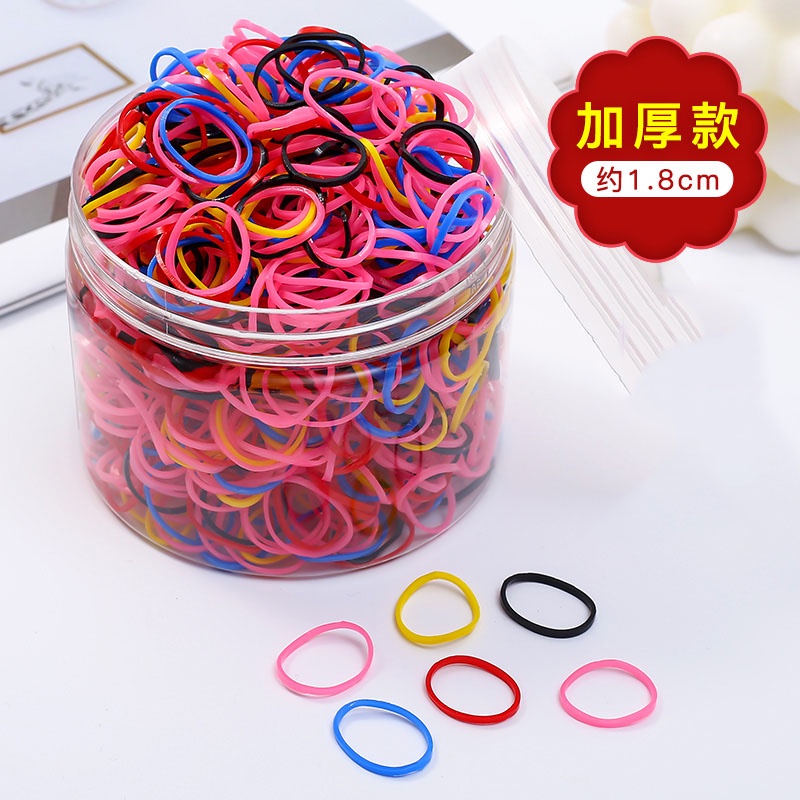 Set 1000 Dây Thun Cột Tóc Nhiều Màu