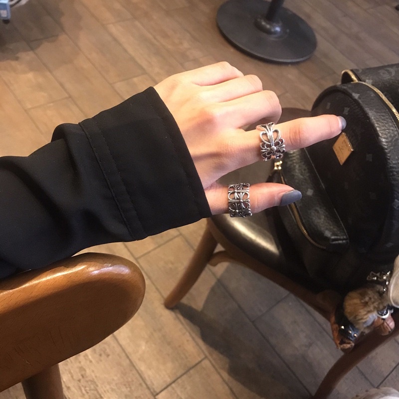 Nhẫn Chrome heart cho nam và nữ (N3).