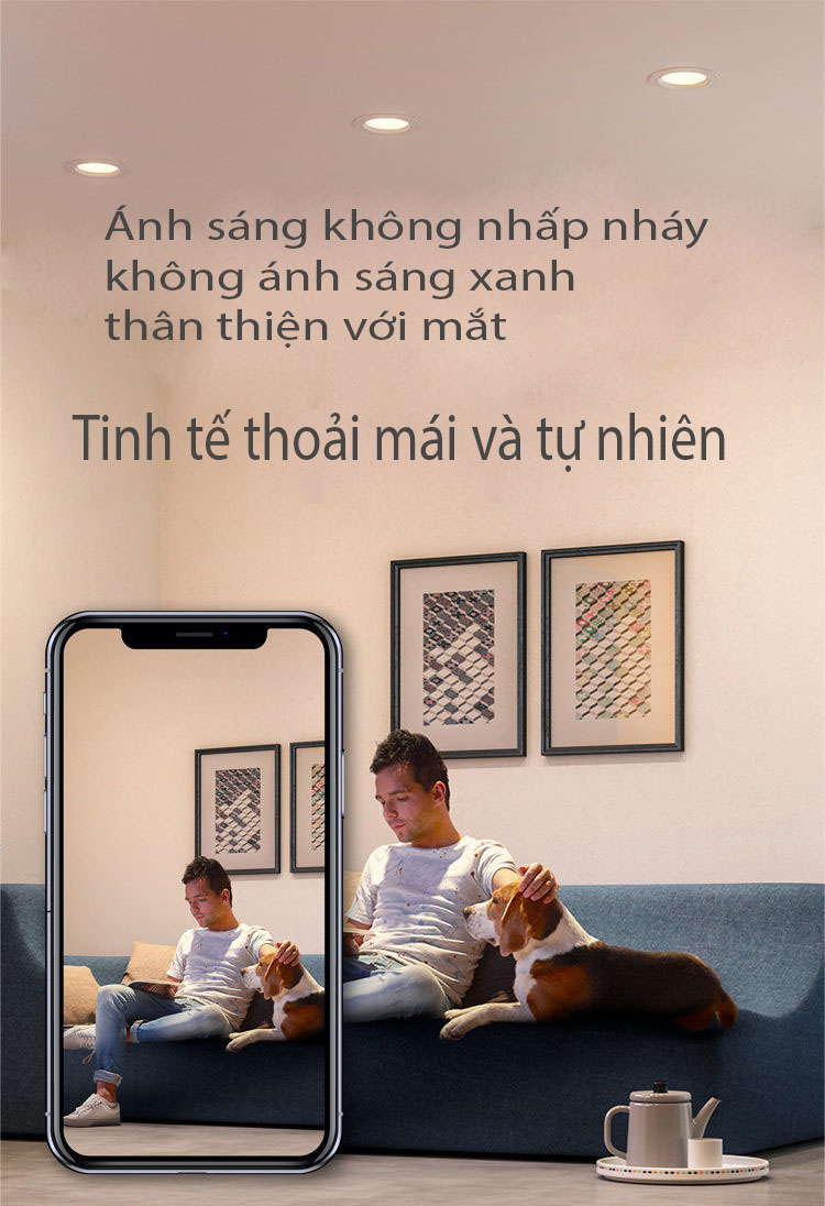 Đèn led âm trần philips